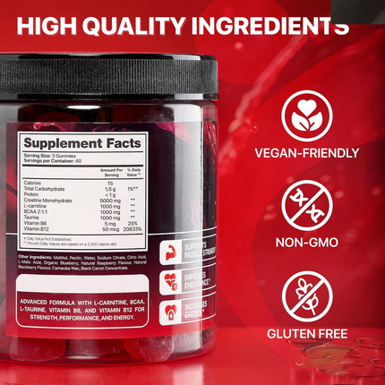 Muscle Boost Gummies by Gilded Grace