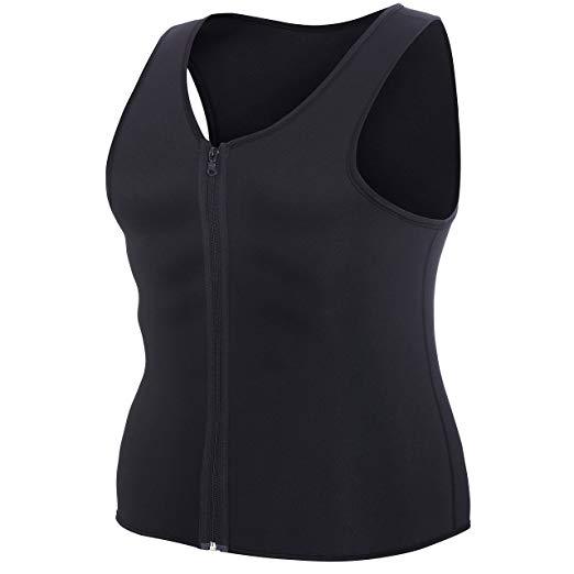 Men's Neoprene Waist Trainer Vest for Weight Loss by Gilded Grace