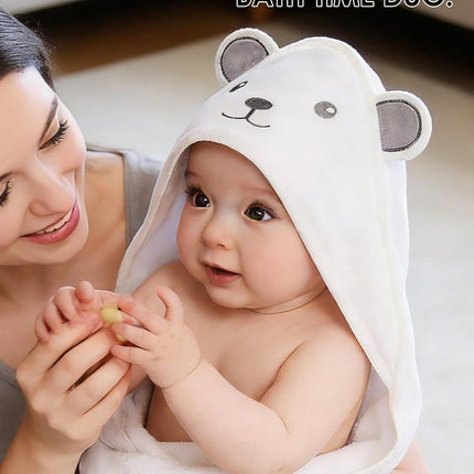 Baby Washcloths, Rayon Made from Bamboo - 2 Layer Ultra Soft Absorbent Newborn Bath Face Towel - Reusable Baby Wipes for Delicate Skin - Grey, 6 Pack