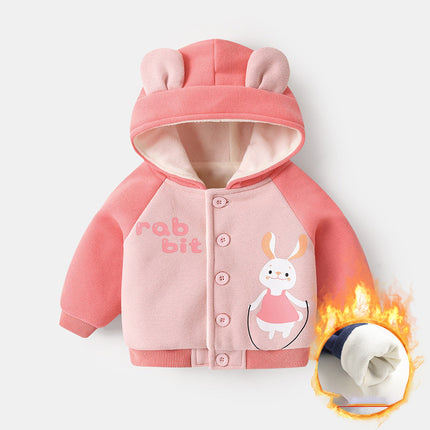 Baby Fleece Hooded Jacket for Boys and Girls Winter by Gilded Grace