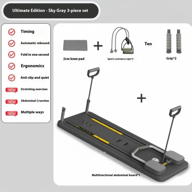 Household Abdominal Wheel Fitness Board by Gilded Grace