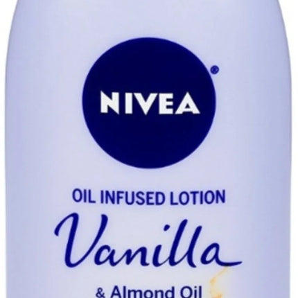 Oil Infused Body Lotion, Vanilla and Almond Oil 16.9 Oz (Pack of 2)