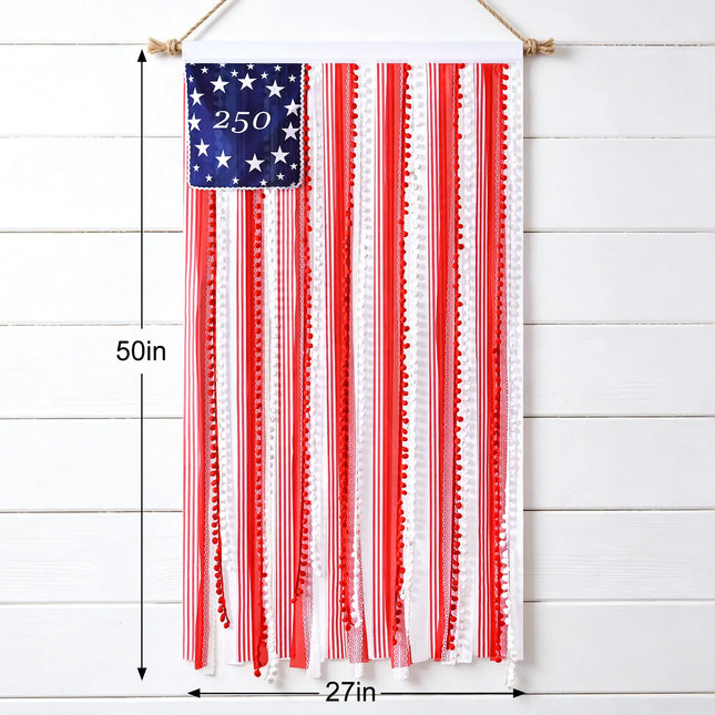 Memorial Day Sale 4Th of July Decorations Rag American Flag Banner 4 X 2.3 Ft for Memorial Day Independence Day 250Th Anniversary Celebration Indoor Outdoor Home Party Supplies Outdoorfun,Summerwins