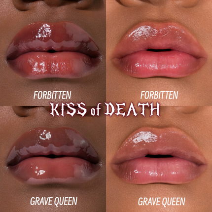 KISS of DEATH Bloody Lip Oils (Full Collection) by Makeup A Murder, INC